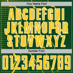 Green Custom Sports Yellow-White Lightning Uniform Jersey Soccer Sublimation